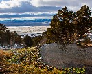 San Luis Valley viewed from Top Ponds - Ron James